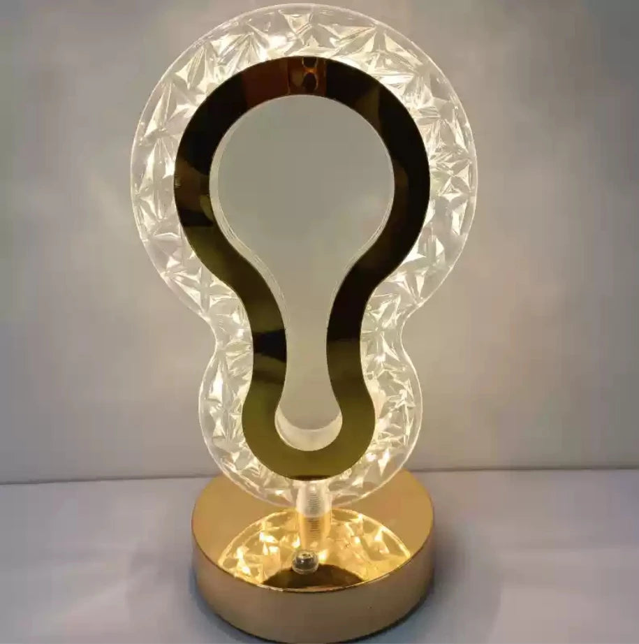Rechargeable Crystal LED Light