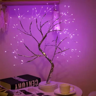 Wire LED Tree Lamp