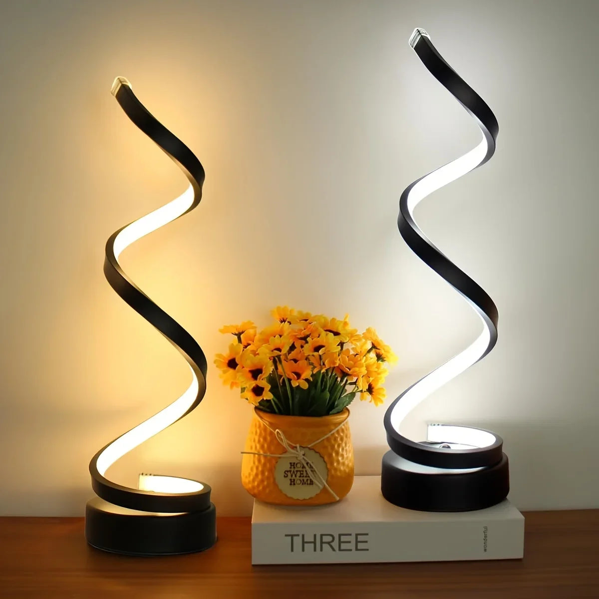 Spiral Shaped LED Lamps