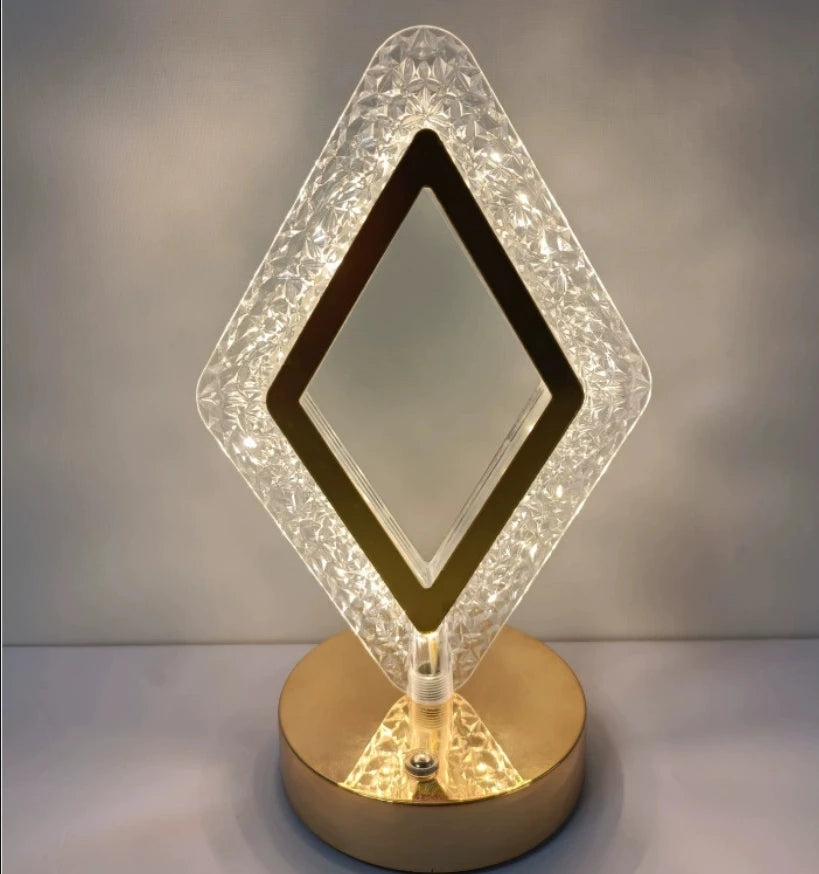 Rechargeable Crystal LED Light