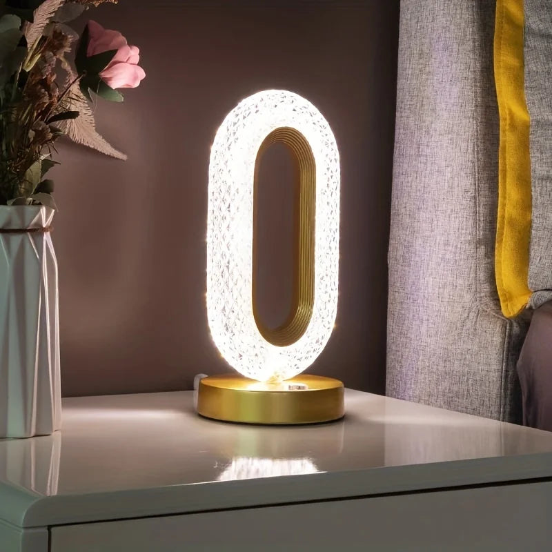 Rechargeable Crystal LED Light