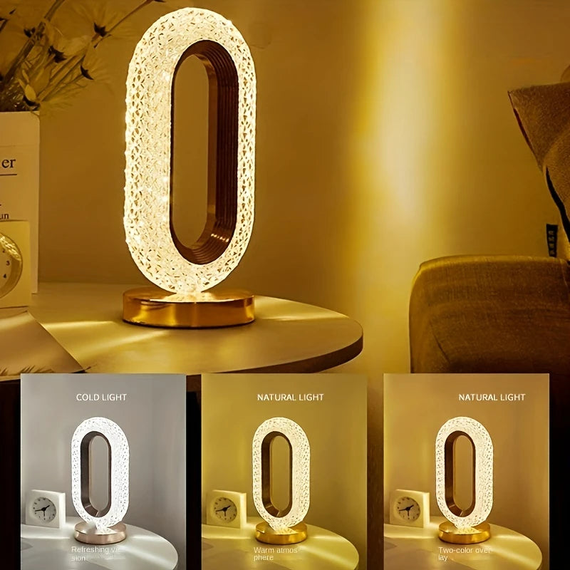 Rechargeable Crystal LED Light