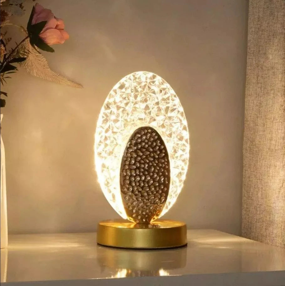 Rechargeable Crystal LED Light