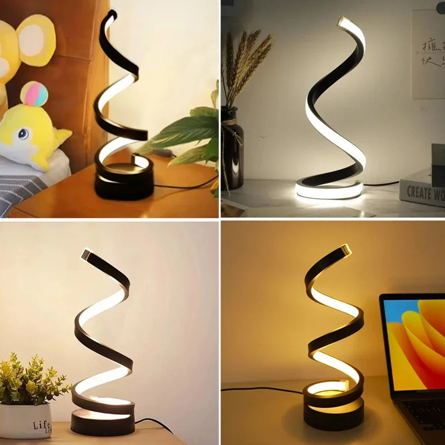 Spiral Shaped LED Lamps