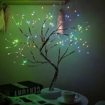 Wire LED Tree Lamp